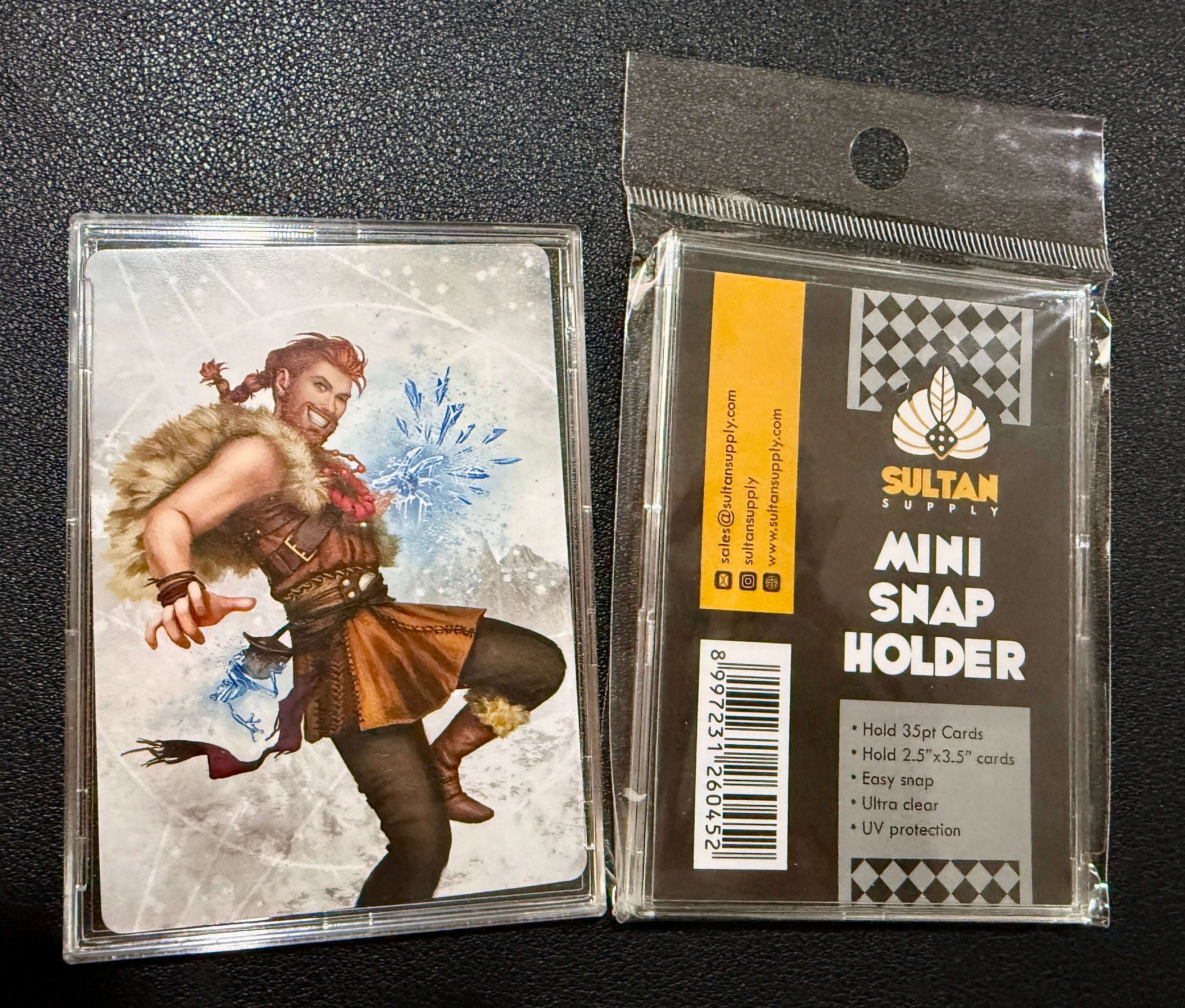 Sultan Mini Snap UV Card Holder - Gaming Library