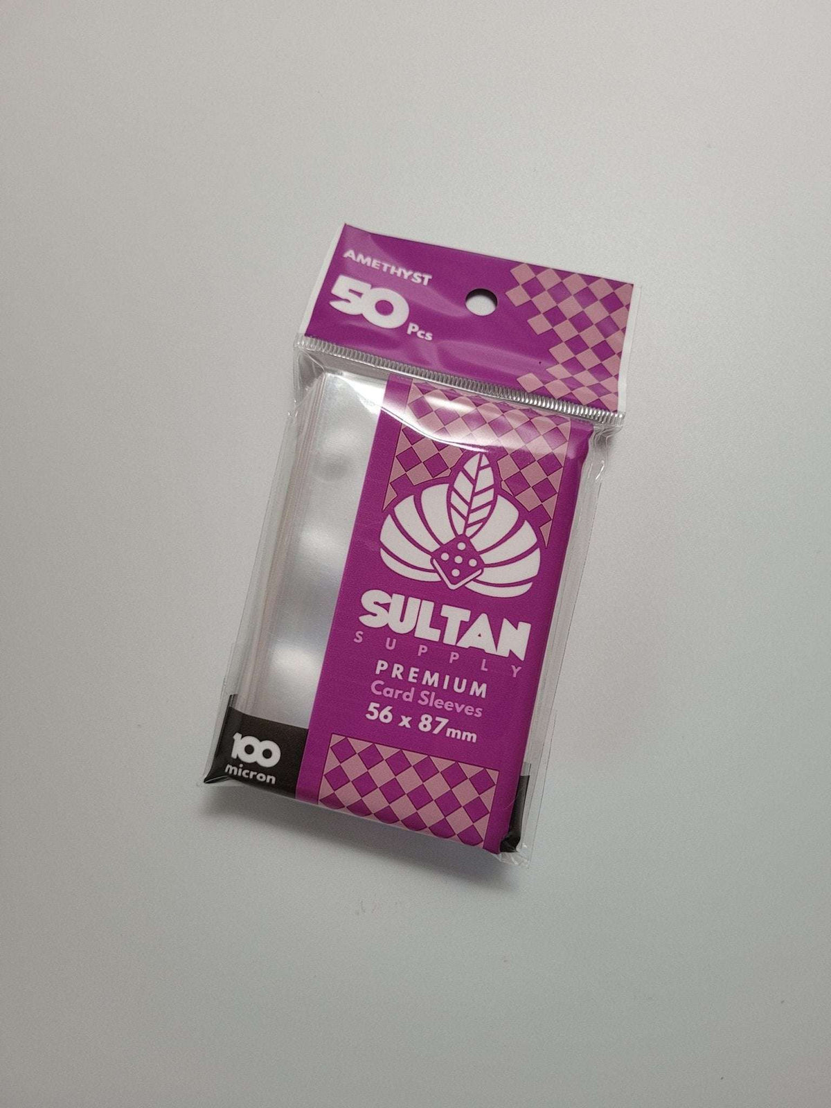 Sultan Supply Premium Card Sleeves: 56 x 87 mm Standard USA Amethyst (100 microns)