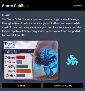 Summoner Wars (2nd Edition) Storm Goblins Faction Deck - Gaming Library