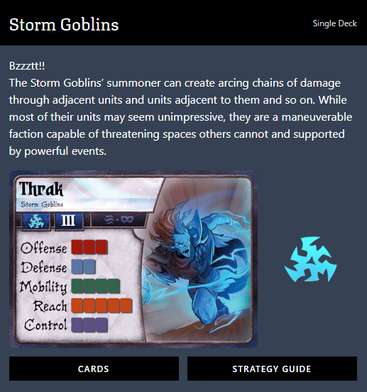Summoner Wars (2nd Edition) Storm Goblins Faction Deck - Gaming Library