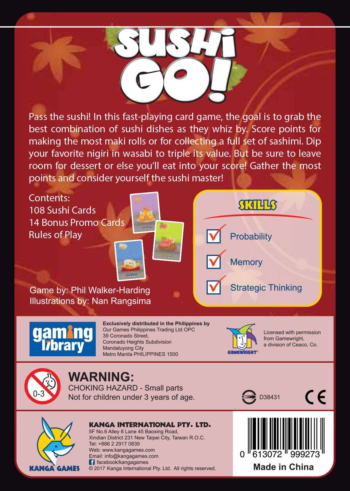 Sushi Go! - Gaming Library