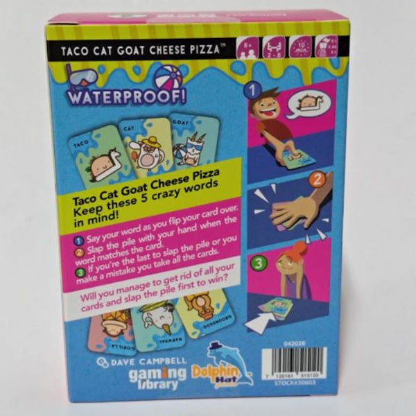 Taco Cat Goat Cheese Pizza Waterproof (PH Edition)