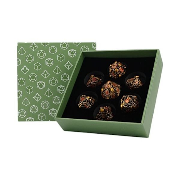 Tentacular Dice Set Ancient Bronze - Gaming Library
