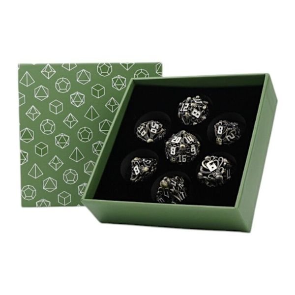 Tentacular Dice Set Tarnished Gold - Gaming Library