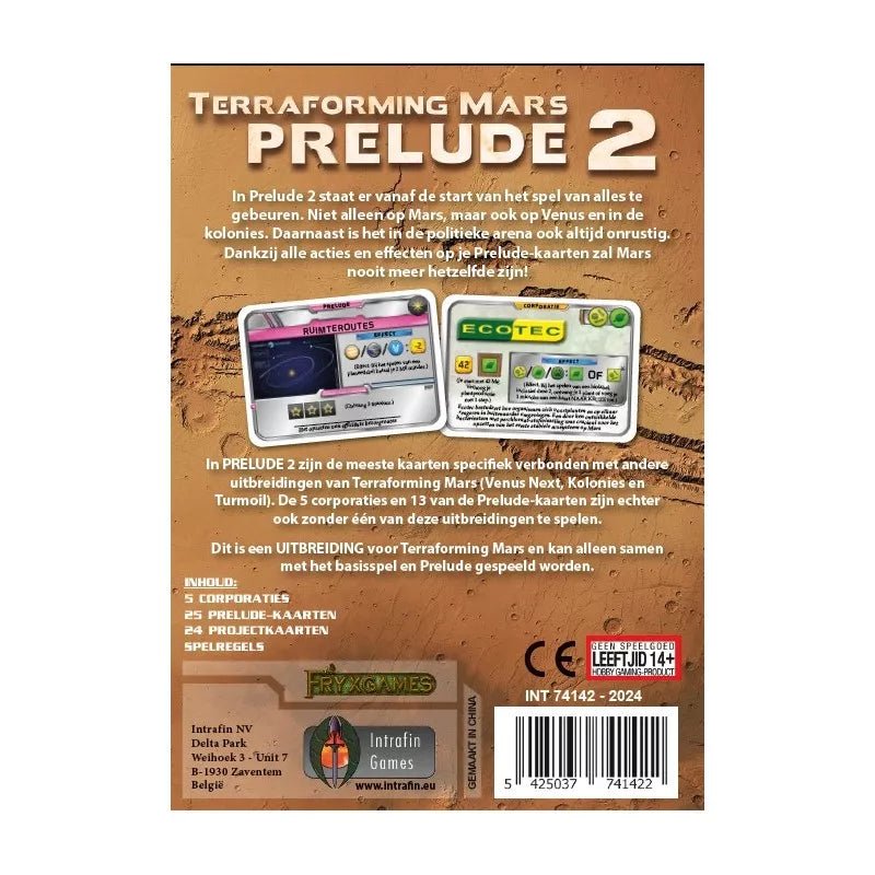 Terraforming Mars: Prelude - Gaming Library