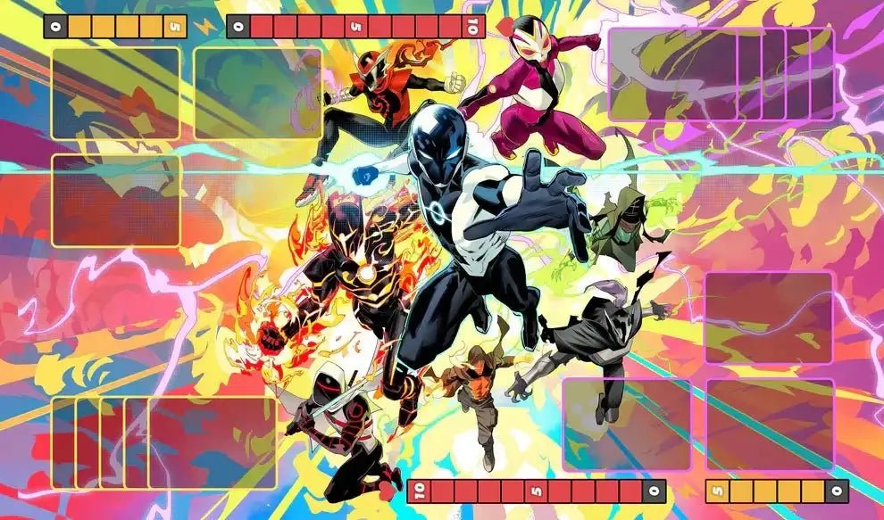 The Massive-Verse Fighting Card Game - Official Playmat - Gaming Library