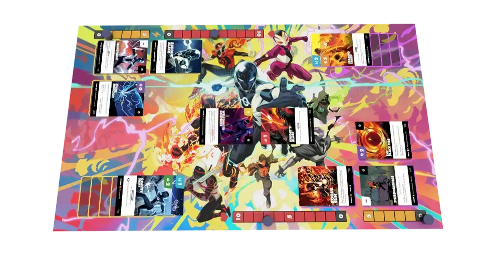 The Massive-Verse Fighting Card Game - Official Playmat - Gaming Library