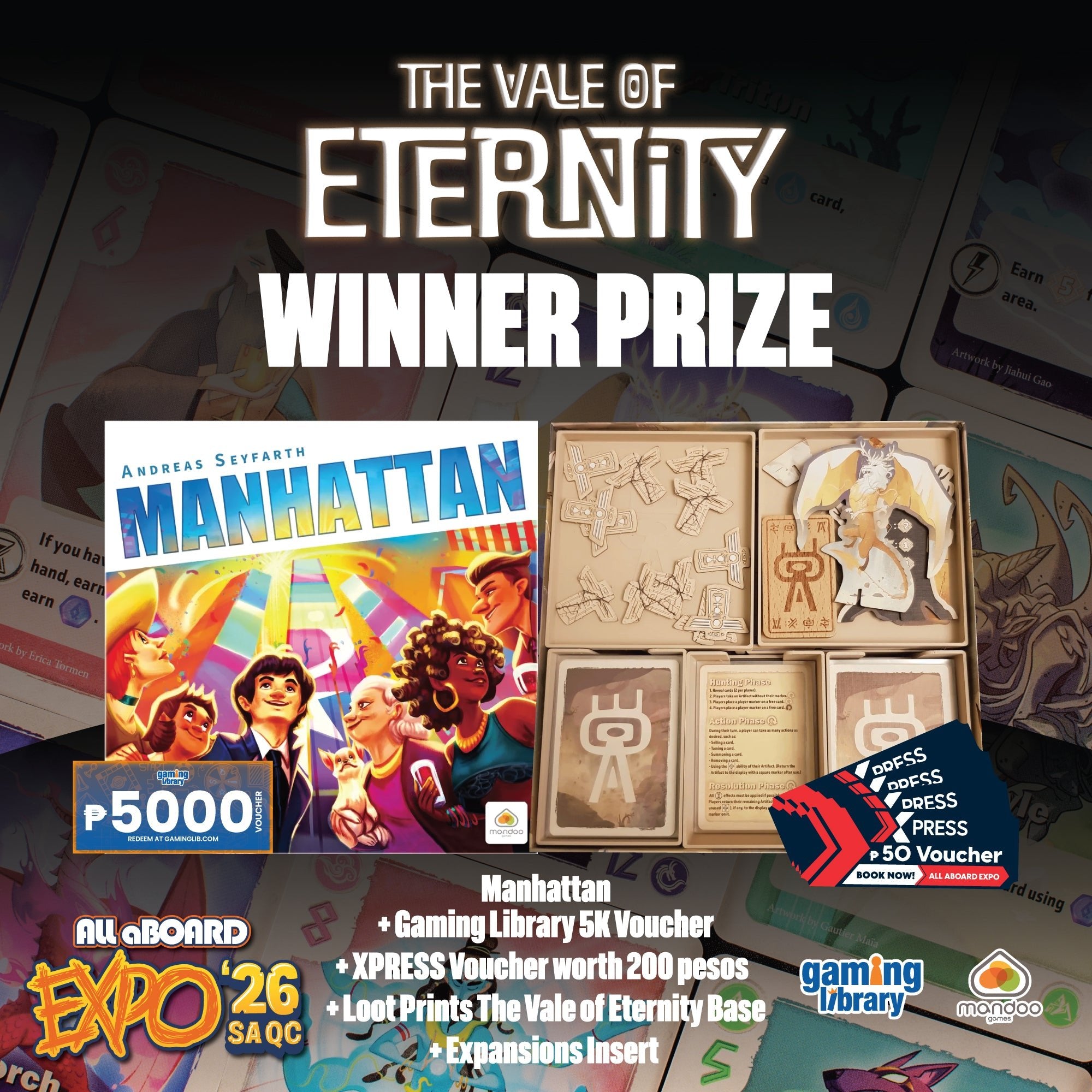The Vale of Eternity National Tournament - ALL ABOARD EXPO 2026 - Gaming Library