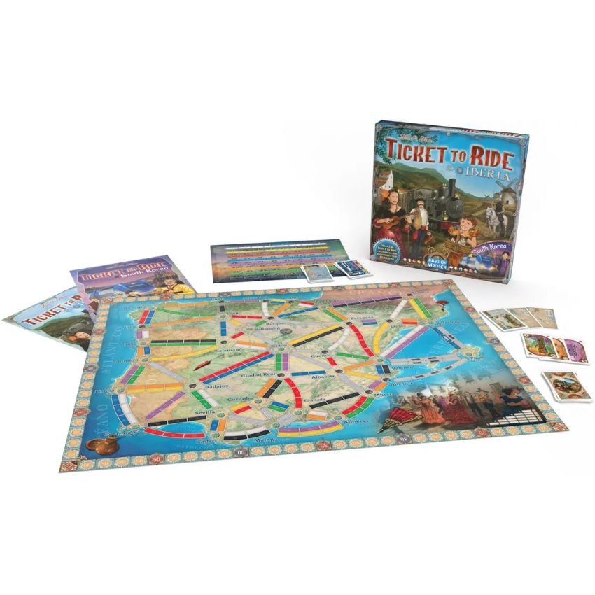Ticket To Ride Map Collection 8 Iberia & South Korea - Gaming Library