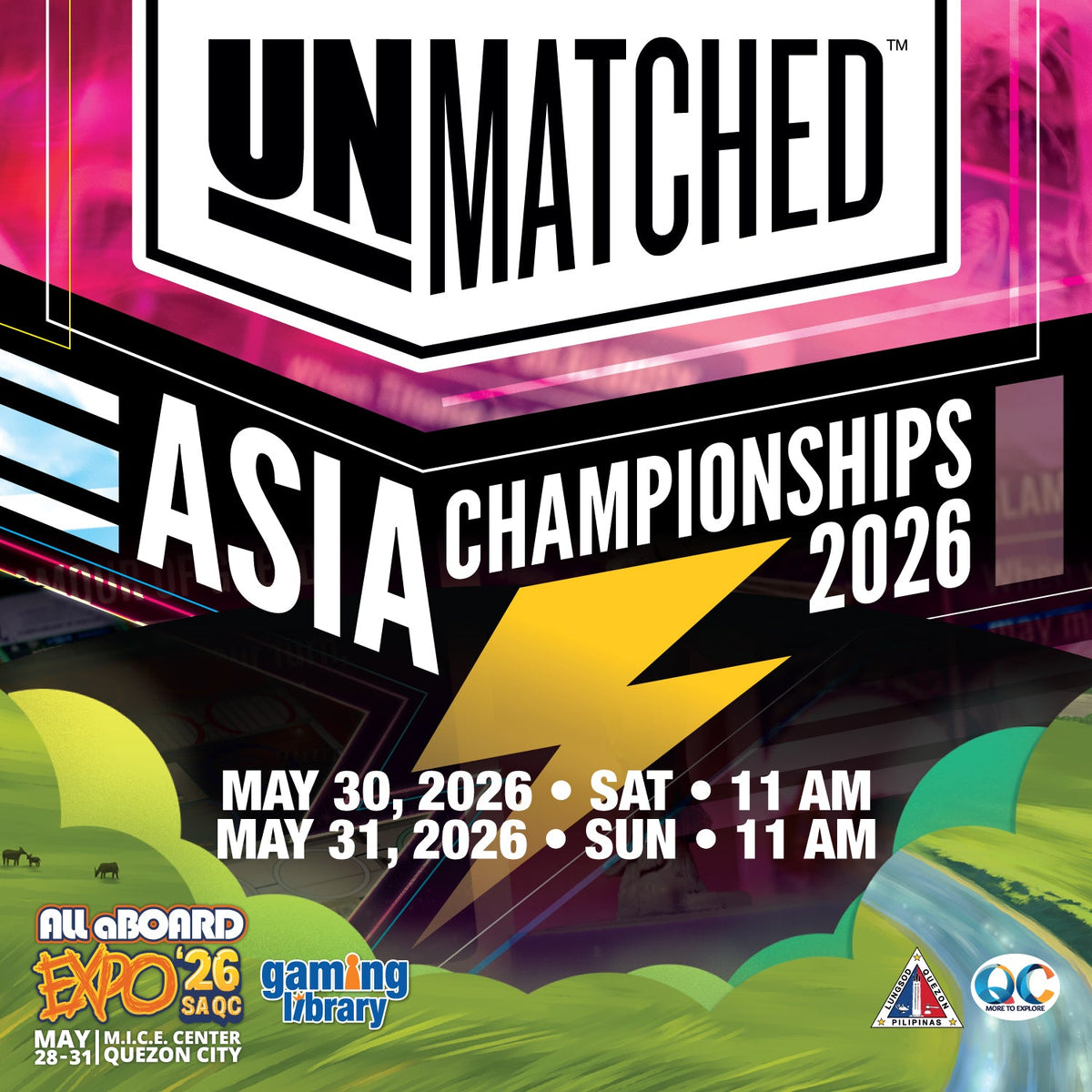 Unmatched Asia Championships - ALL ABOARD EXPO 2026 - Gaming Library