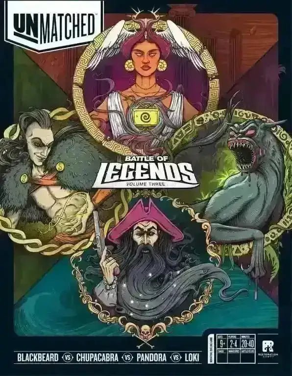 Unmatched: Battle of Legends, Volume Three (Iello) - Gaming Library