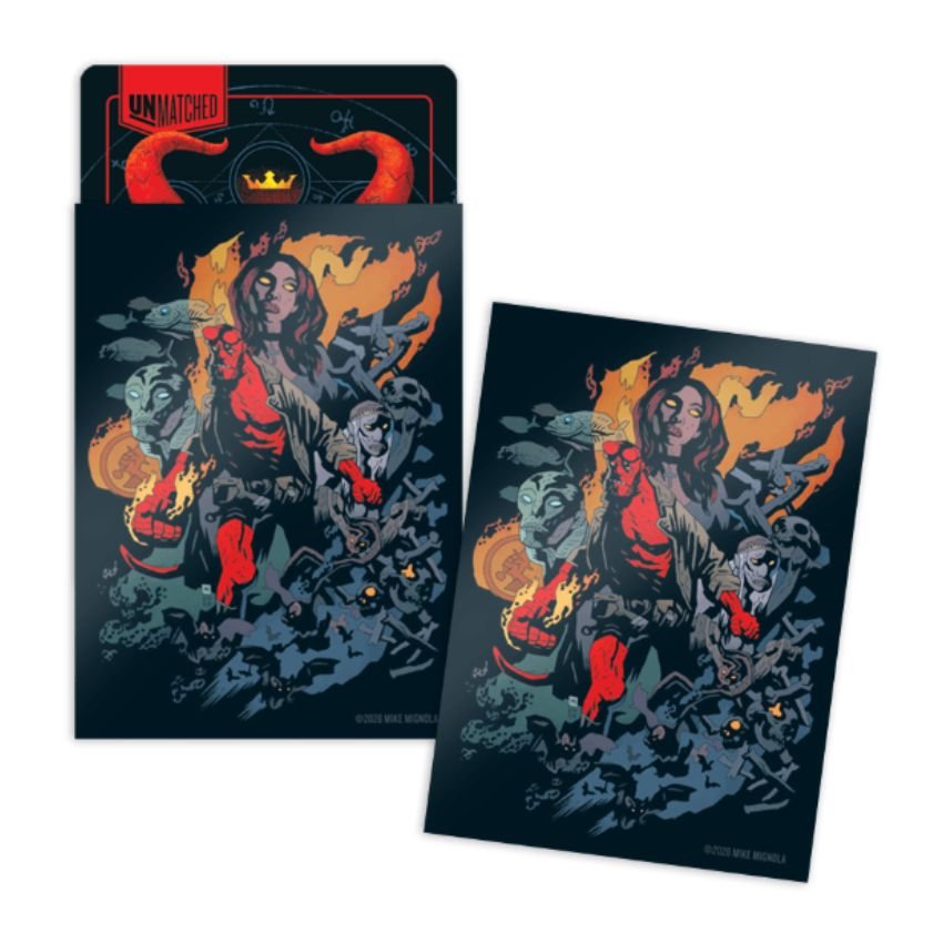 Unmatched Hellboy Card Sleeves - Gaming Library