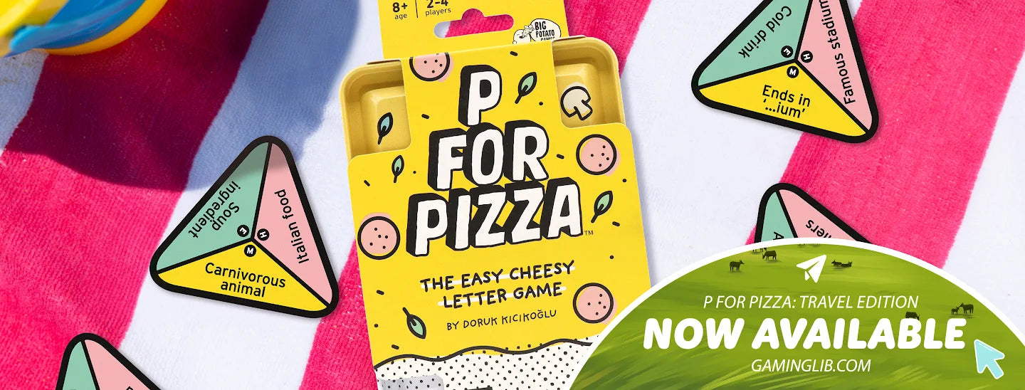 P for Pizza Travel Edition, NOW AVAILABLE!