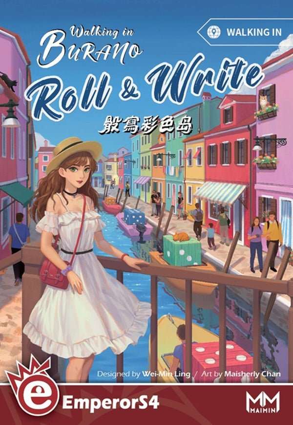 Walking in Burano-Roll & Write - Gaming Library