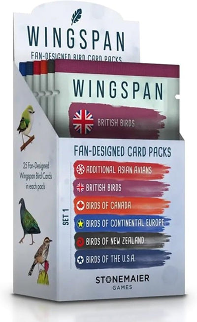Wingspan Fan Designed Packs Wave 1 - Gaming Library