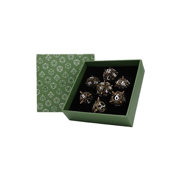 Xeno Hollow Dice Set Ancient Bronze - Gaming Library