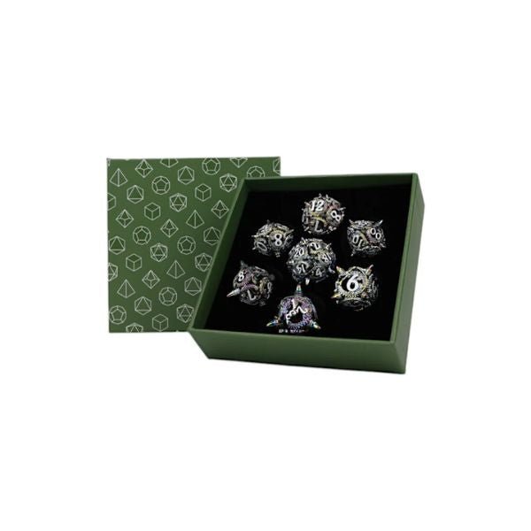 Xeno Hollow Dice Set Oilslick - Gaming Library