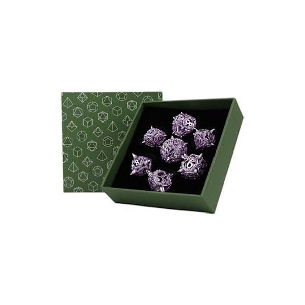 Xeno Hollow Dice Set Purple - Gaming Library