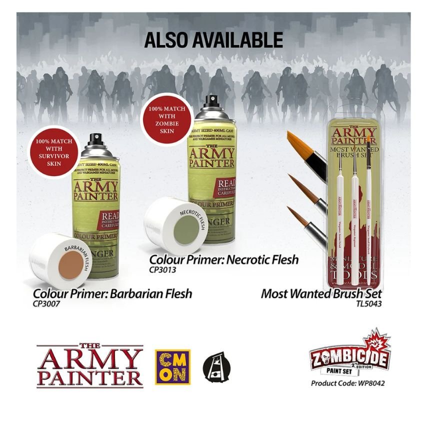 Zombicide 2nd Edition Paint Set - Gaming Library
