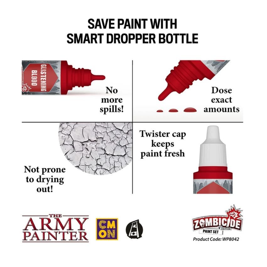 Zombicide 2nd Edition Paint Set - Gaming Library