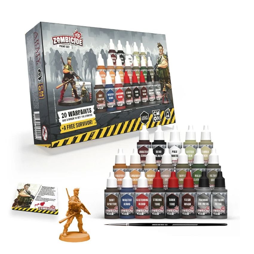 Zombicide 2nd Edition Paint Set - Gaming Library