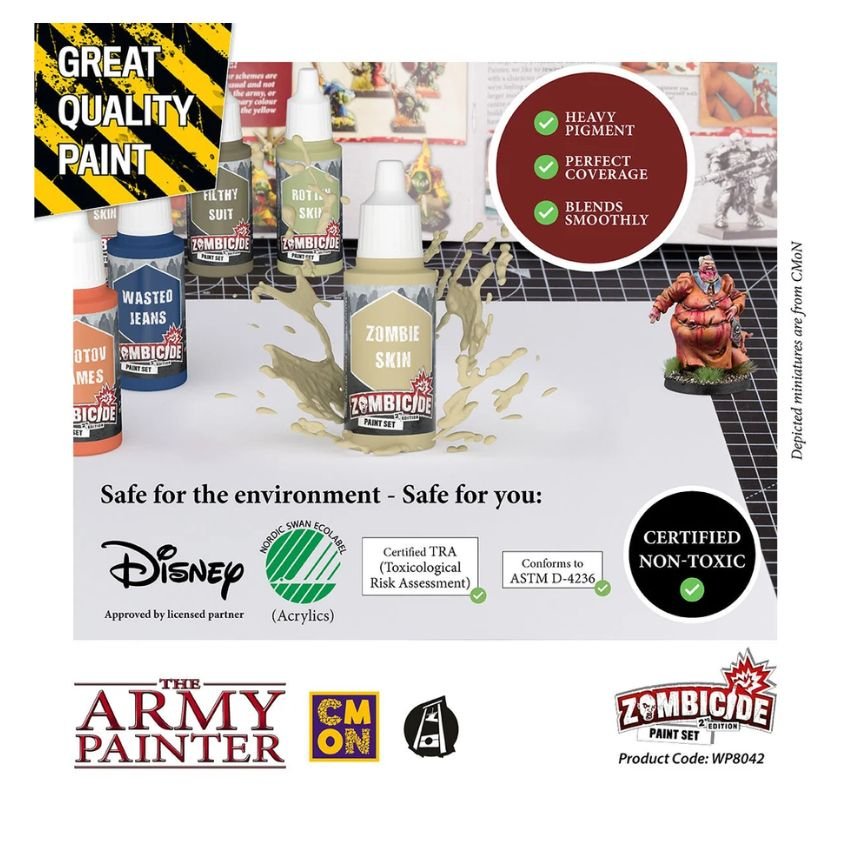 Zombicide 2nd Edition Paint Set - Gaming Library