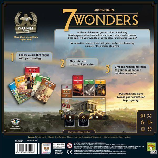 7 Wonders (Second Edition) - Gaming Library