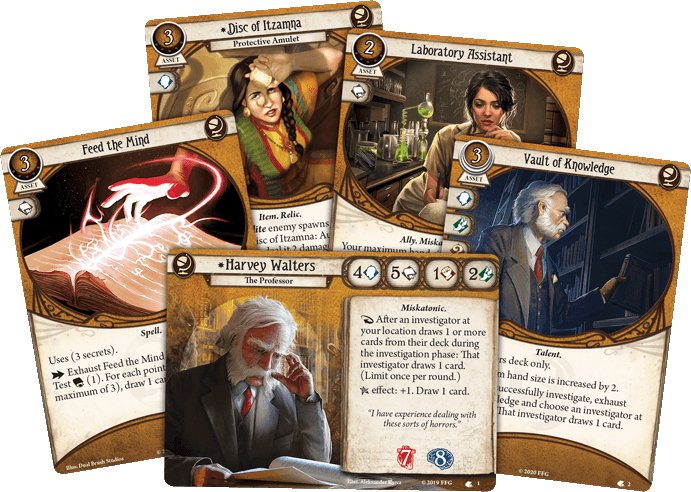 Arkham Horror: The Card Game – Harvey Walters Investigator Starter Deck - Gaming Library