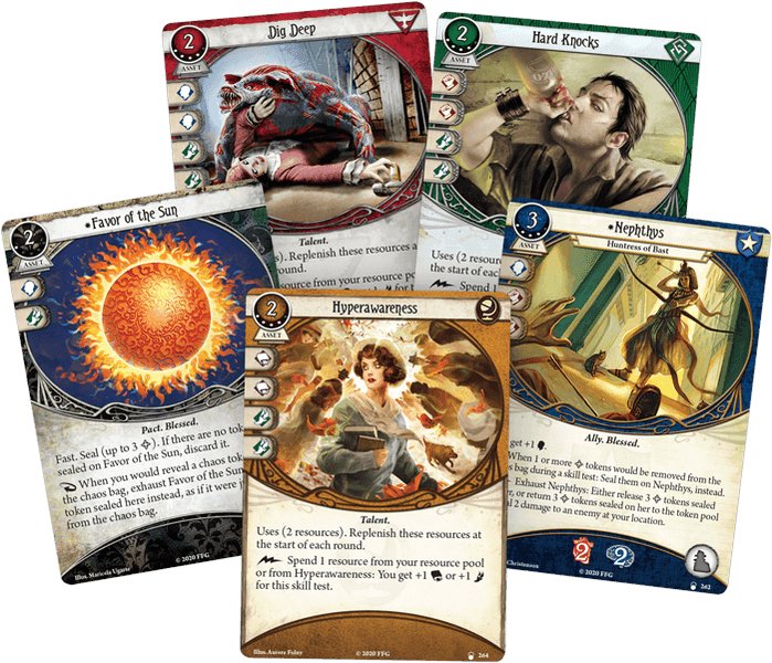Arkham Horror: The Card Game – The Lair of Dagon: Mythos Pack - Gaming Library