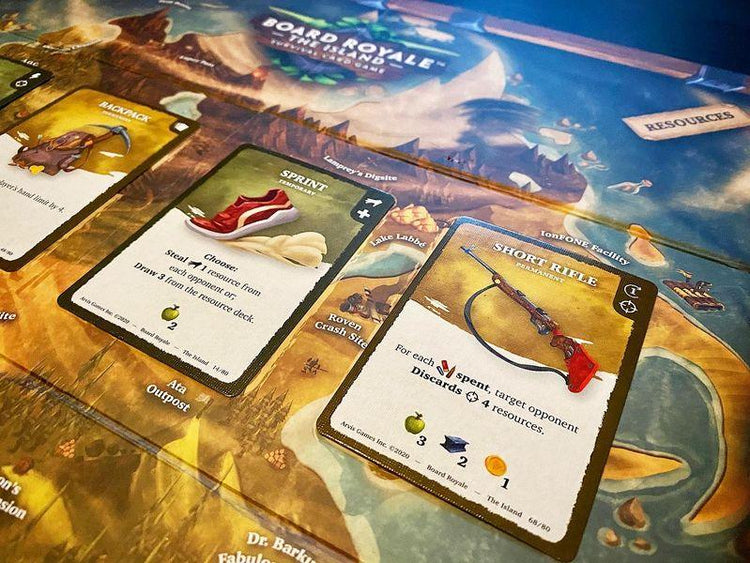 Board Royale: The Island + Mini Travel Backpack - Gaming Library