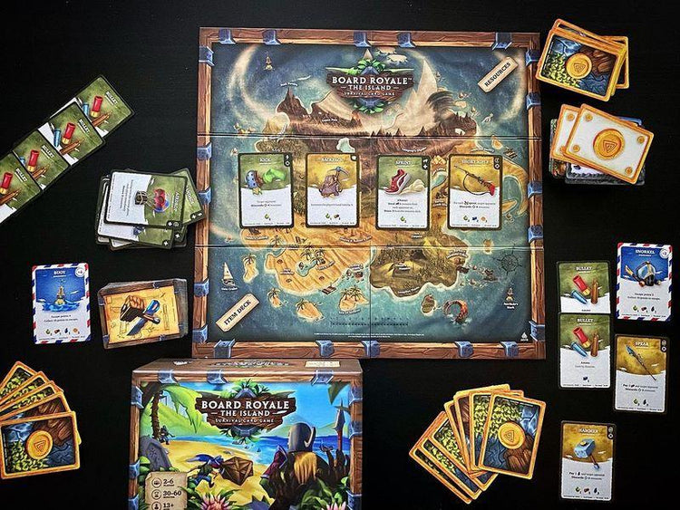 Board Royale: The Island + Mini Travel Backpack - Gaming Library