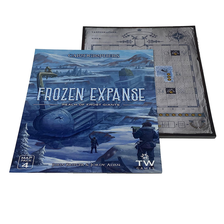 Cartographers Map Pack 4: Frozen Expanse – Realm of Frost Giants - Gaming Library