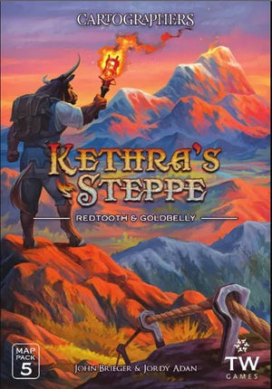 Cartographers Map Pack 5: Kethra's Steppe – Redtooth & Goldbelly - Gaming Library