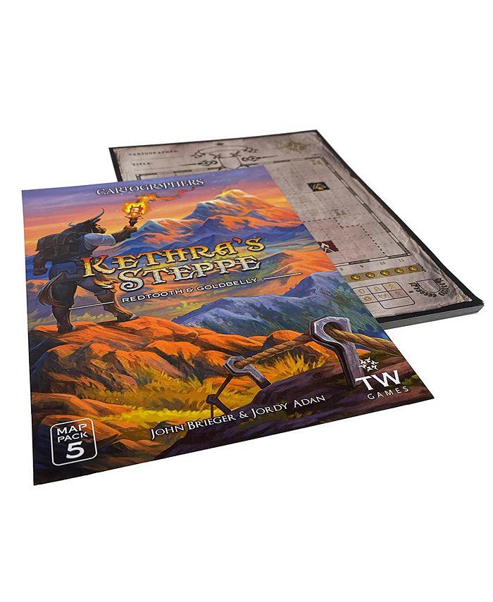 Cartographers Map Pack 5: Kethra's Steppe – Redtooth & Goldbelly - Gaming Library