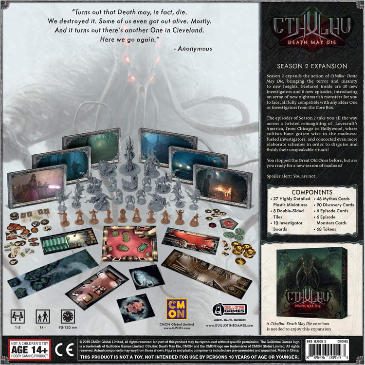 Cthulhu: Death May Die - Season 2 Expansion - Gaming Library