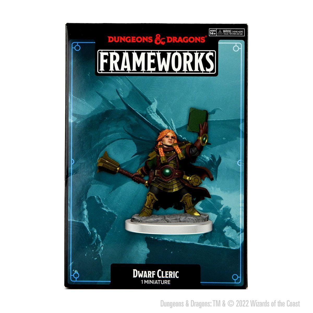 D&D Frameworks: Dwarf Cleric Female  - Gaming Library