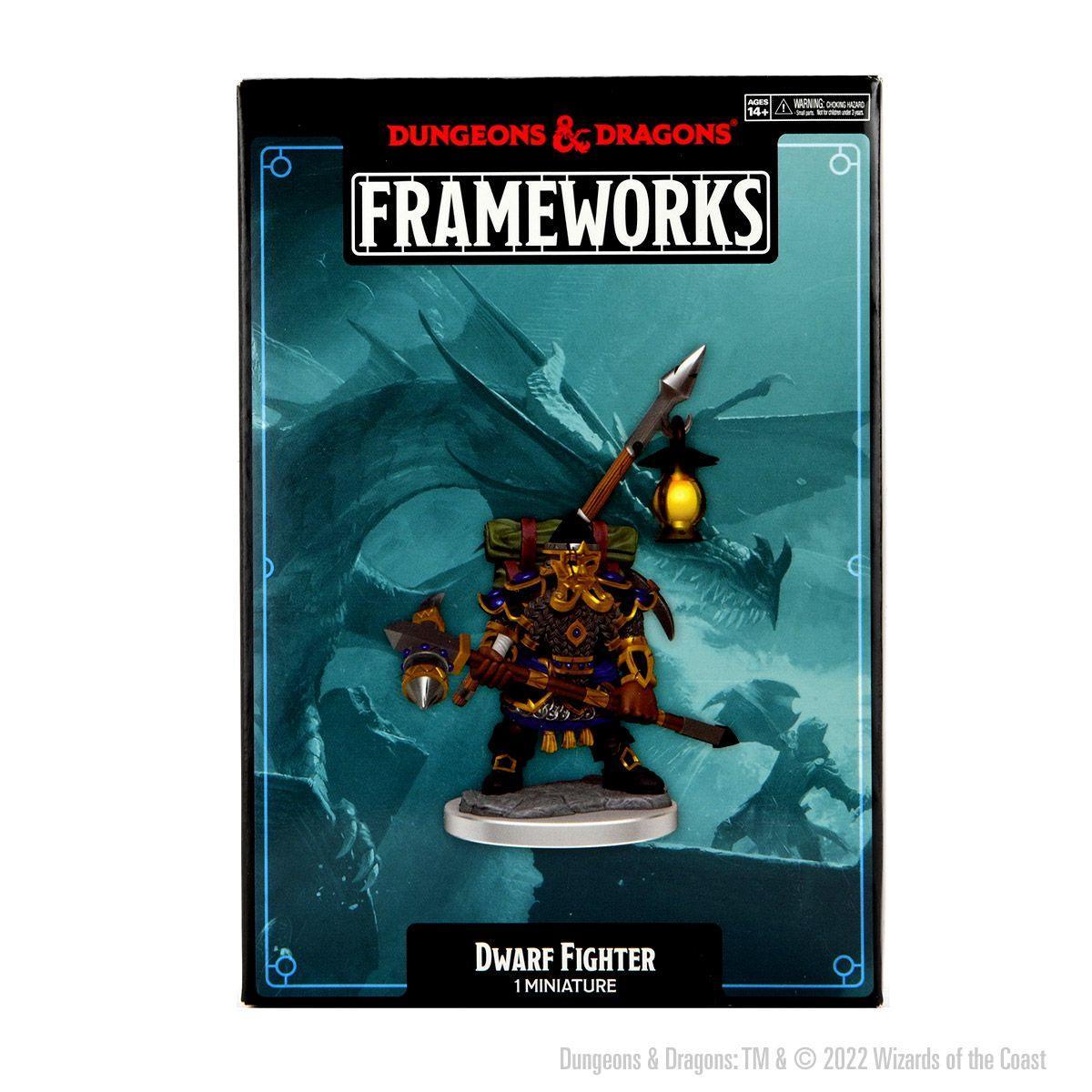 D&D Frameworks: Dwarf Fighter Male  - Gaming Library
