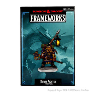 D&D Frameworks: Dwarf Fighter Male  - Gaming Library