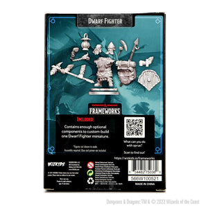 D&D Frameworks: Dwarf Fighter Male  - Gaming Library