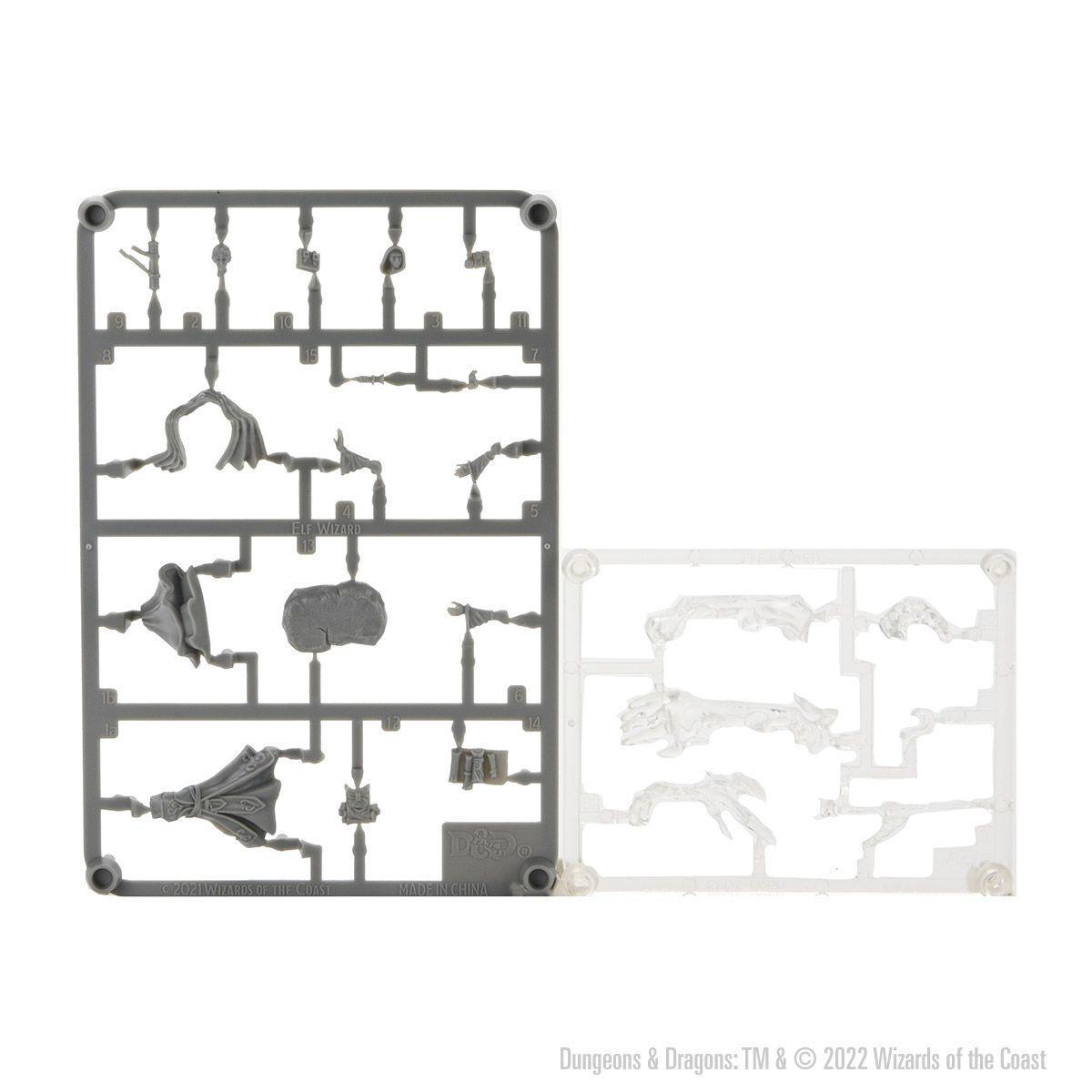 D&D Frameworks: Elf Wizard Female  - Gaming Library