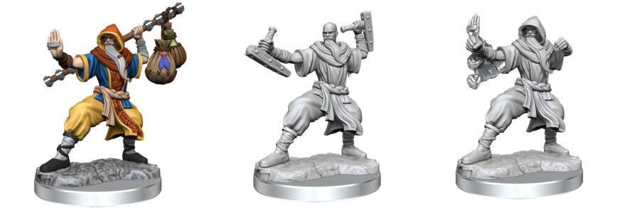 D&D Frameworks: Human Monk Male  - Gaming Library