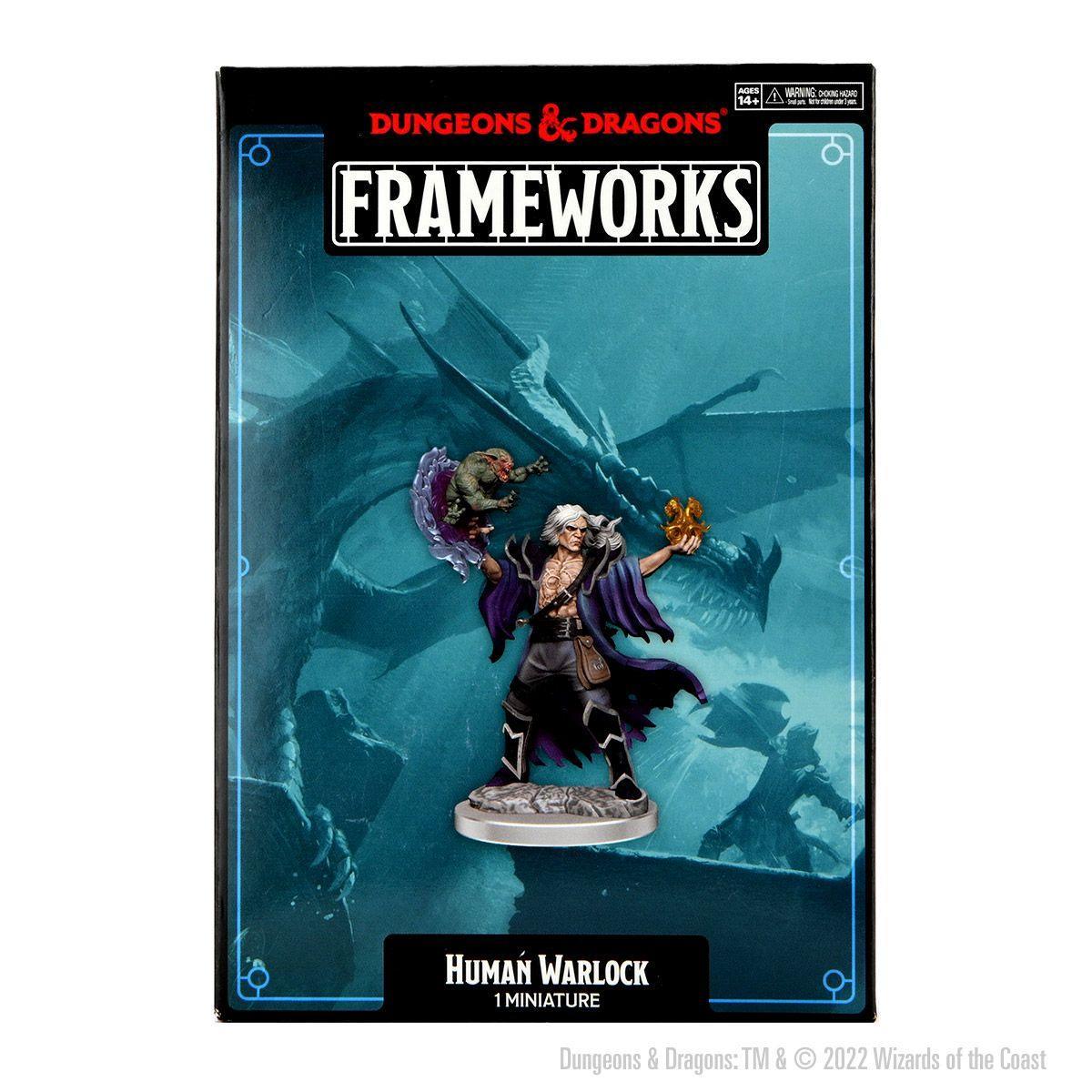 D&D Frameworks: Human Warlock Male  - Gaming Library