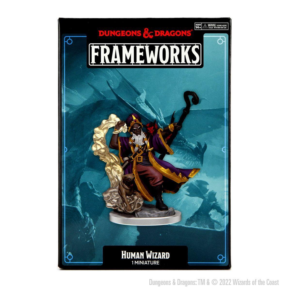 D&D Frameworks: Human Wizard Male  - Gaming Library