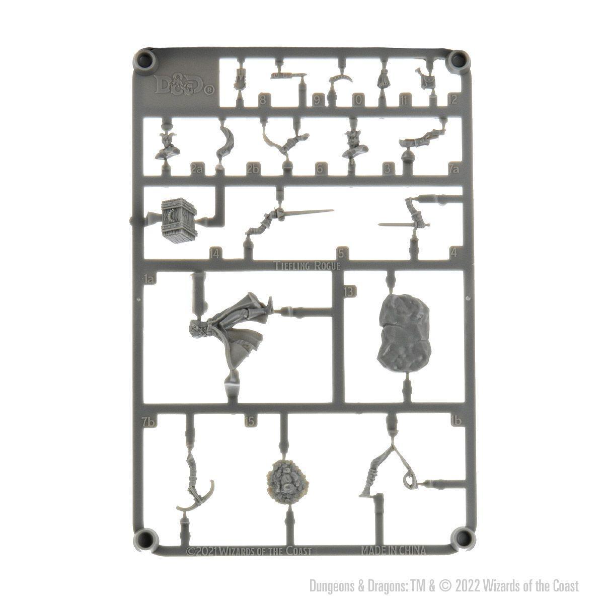 D&D Frameworks: Tiefling Rogue Female  - Gaming Library