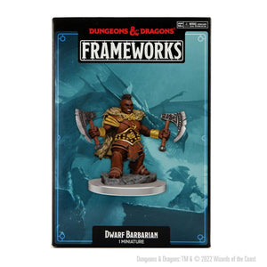 D&D Frameworks: Dwarf Barbarian Female  - Gaming Library