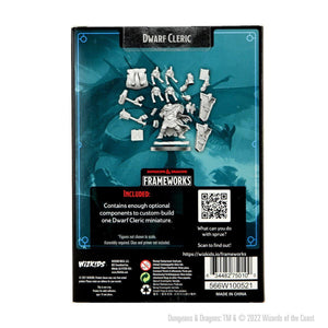 D&D Frameworks: Dwarf Cleric Female  - Gaming Library