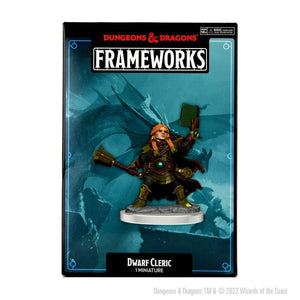 D&D Frameworks: Dwarf Cleric Female  - Gaming Library