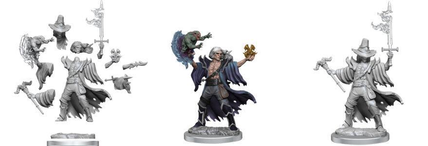 D&D Frameworks: Human Warlock Male  - Gaming Library