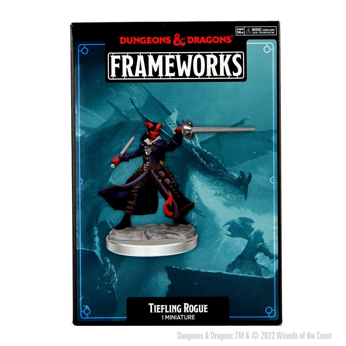 D&D Frameworks: Tiefling Rogue Female  - Gaming Library