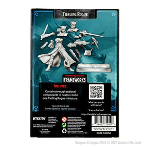 D&D Frameworks: Tiefling Rogue Female  - Gaming Library